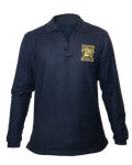 Polo Shirt • Long Sleeve • Blue