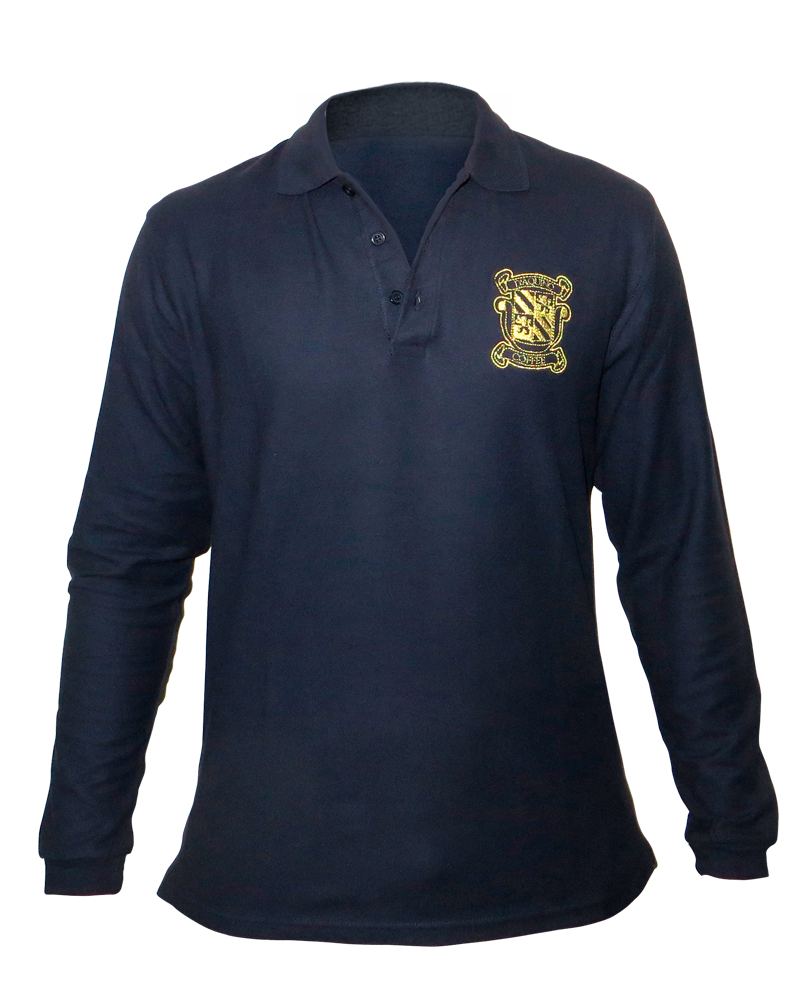 Polo Shirt • Long Sleeve • Blue